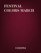 Festival Colors March Concert Band sheet music cover